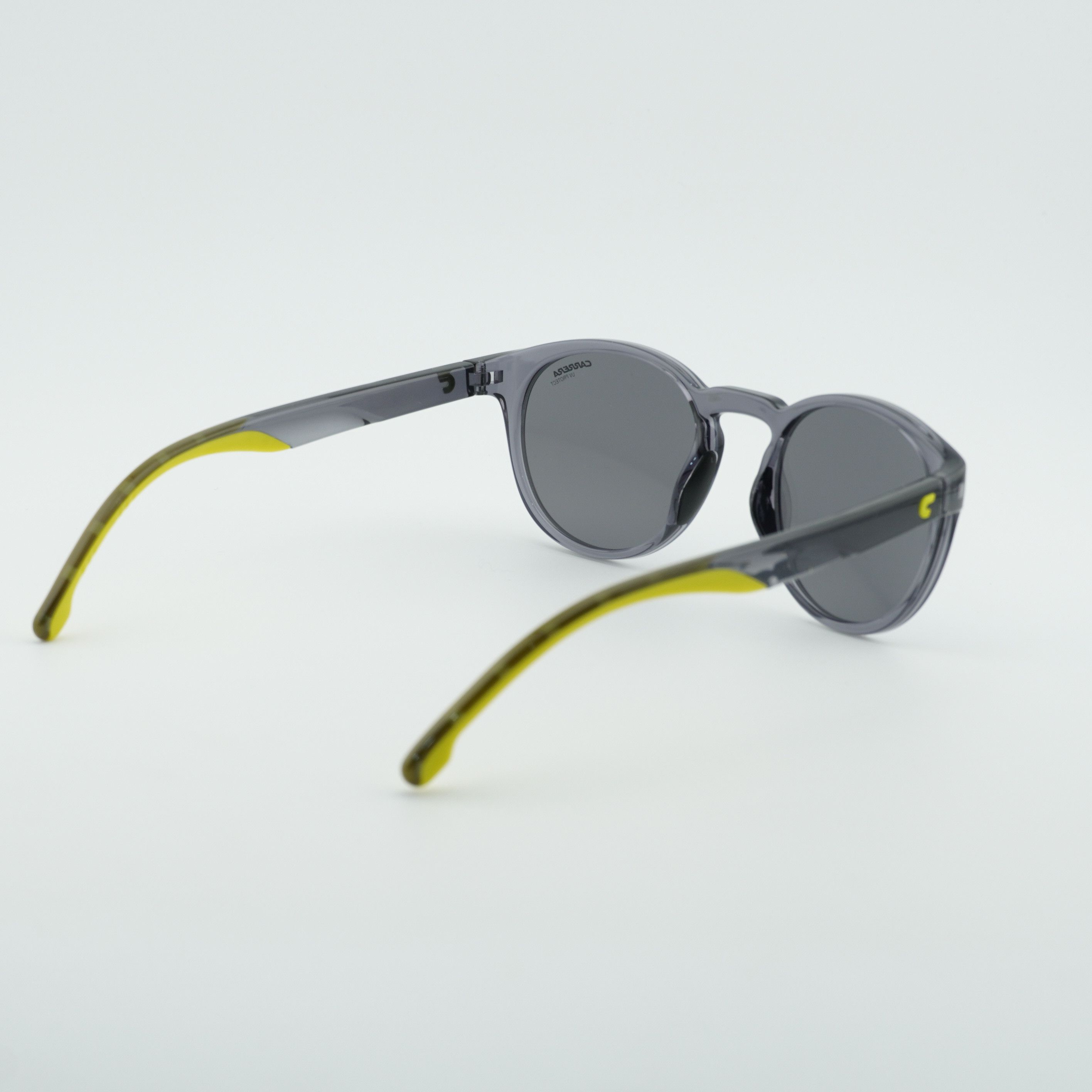 Carrera CARRERA 8056/S 0KB7 T4 Sunglasses Grey Round Frame Size ONE SIZE - 3 Thumbnail