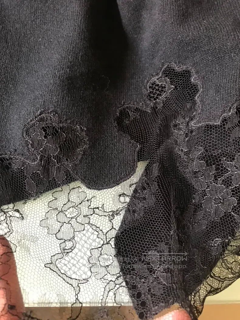 Valentino Valentino Cashmere lace cape top Size S / US 4 / IT 40 - 6 Thumbnail