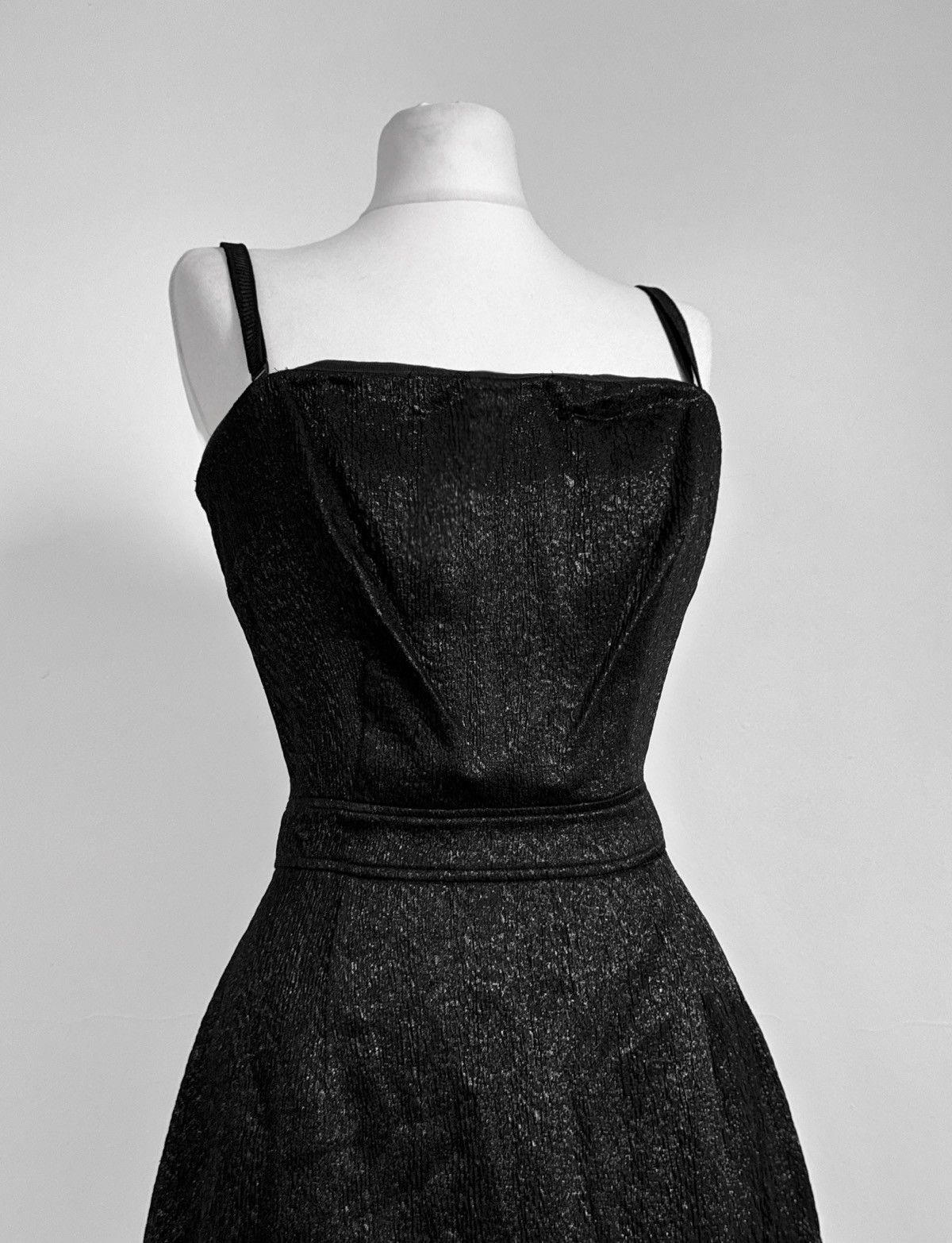 Dolce & Gabbana Dolce & Gabbana Black Corset Runway Dress Size M / US 6-8 / IT 42-44 - 4 Thumbnail