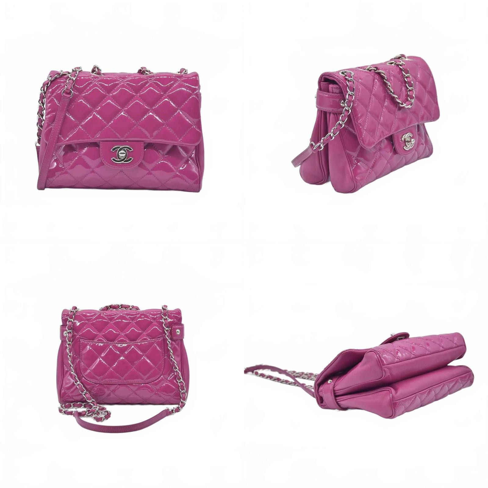 Chanel Chanel CC Quilted Patent Leather Crossbody Bag Size ONE SIZE - 2 Thumbnail