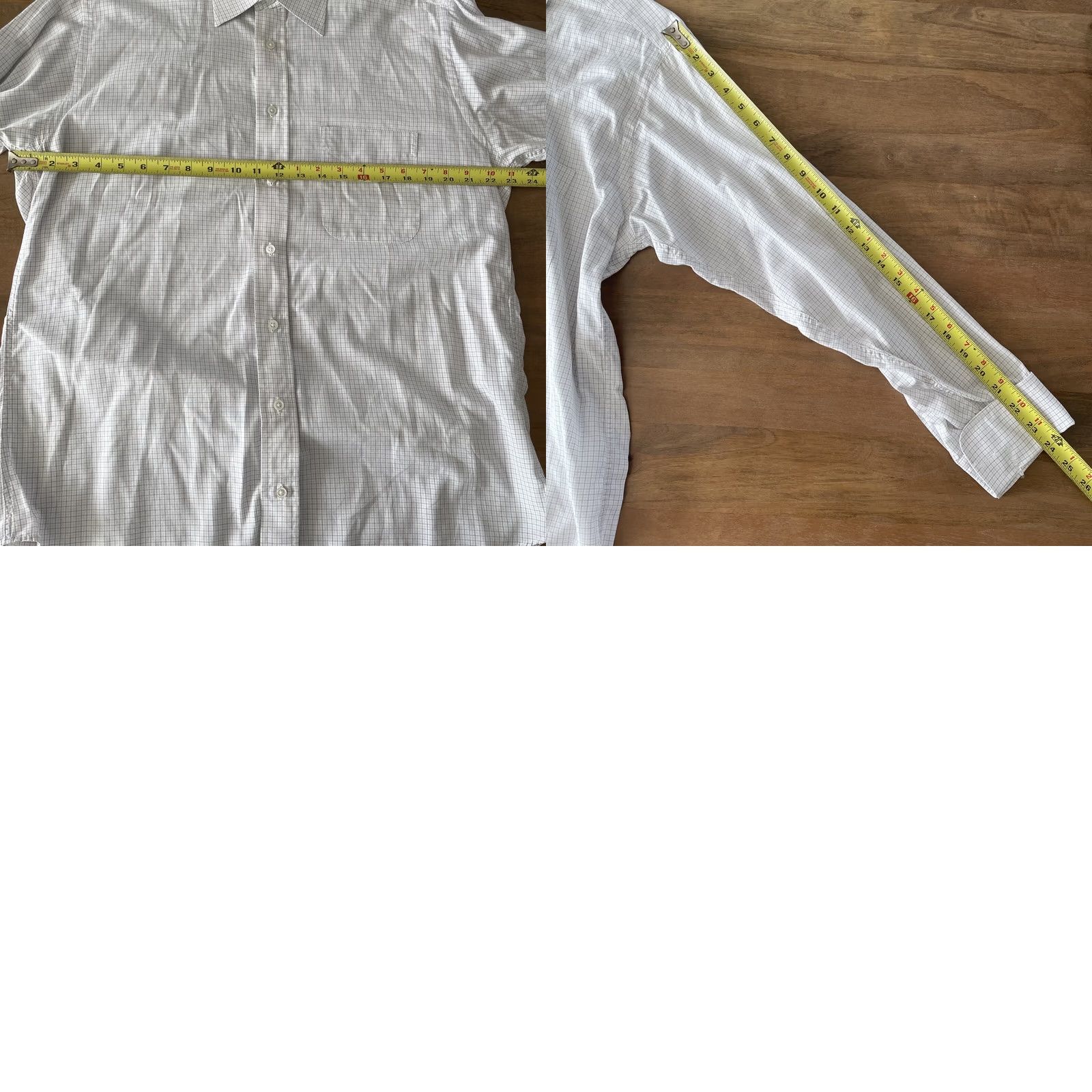 Vintage VINTAGE Gitman Bros. Camp Shirt Mens 16 33 White Gingham Plaid Cotton USA Shirt Size US L / EU 52-54 / 3 - 9 Thumbnail