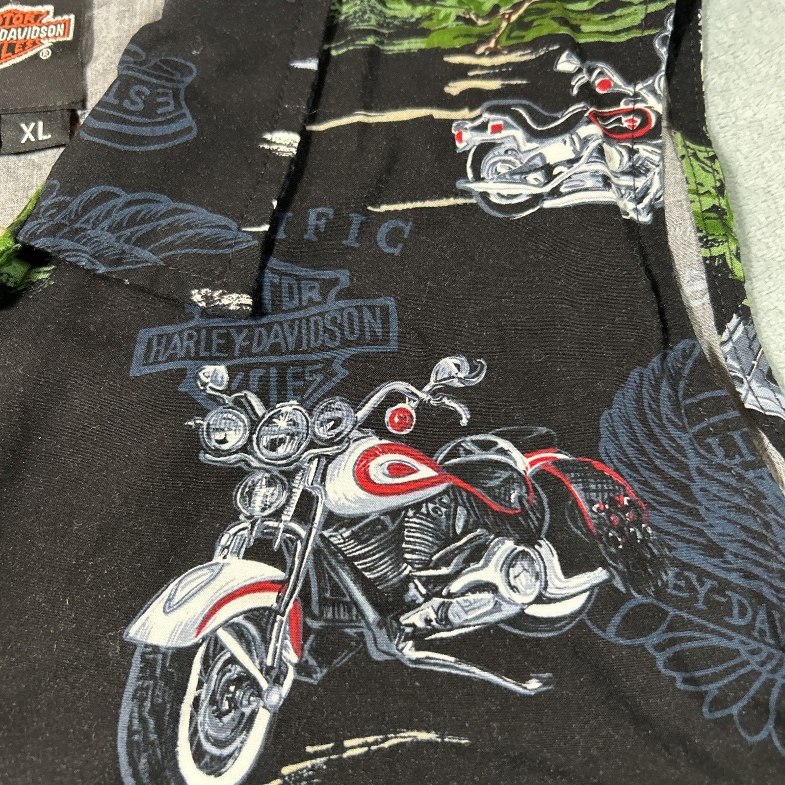 Harley Davidson Harley Davidson Vest Button Up Shirt Ws XL Hawaiian Babe Size XL / US 12-14 / IT 48-50 - 11 Thumbnail