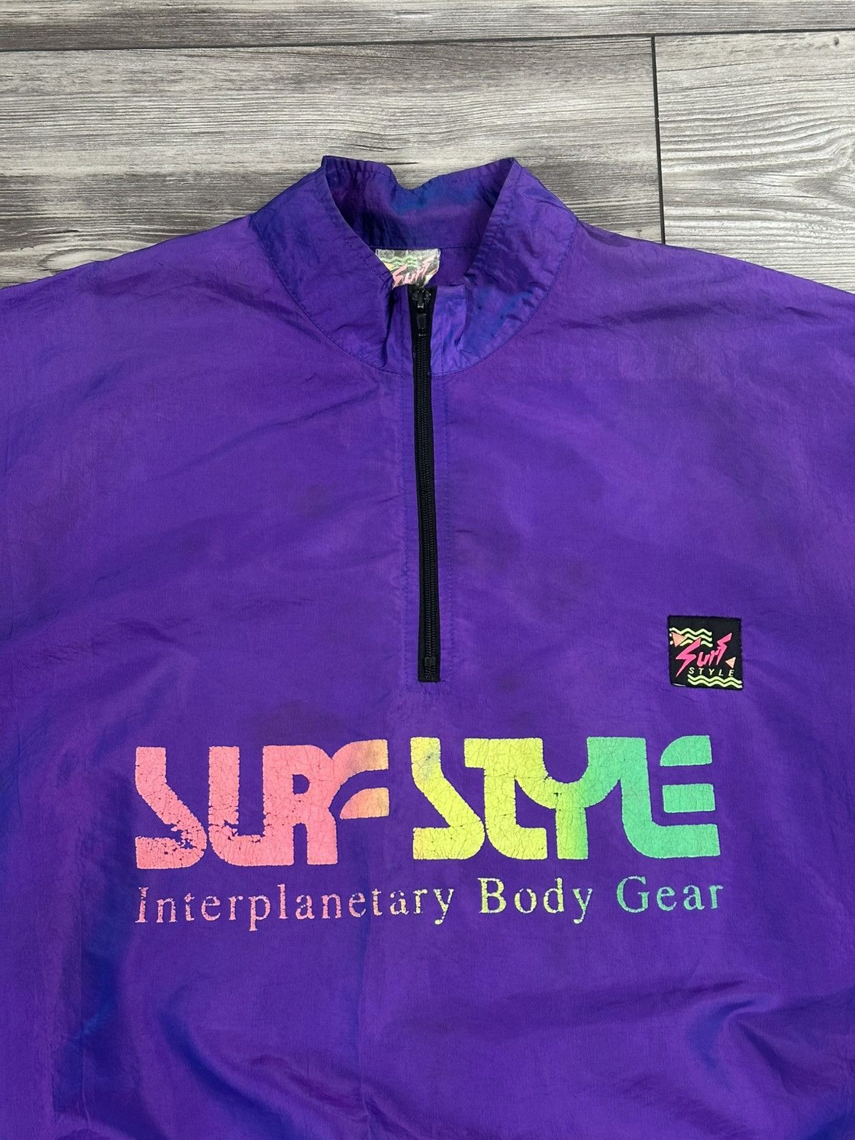 Vintage Vintage 90’s Surf Style Iridescent Light Jacket Size US XL / EU 56 / 4 - 3 Thumbnail