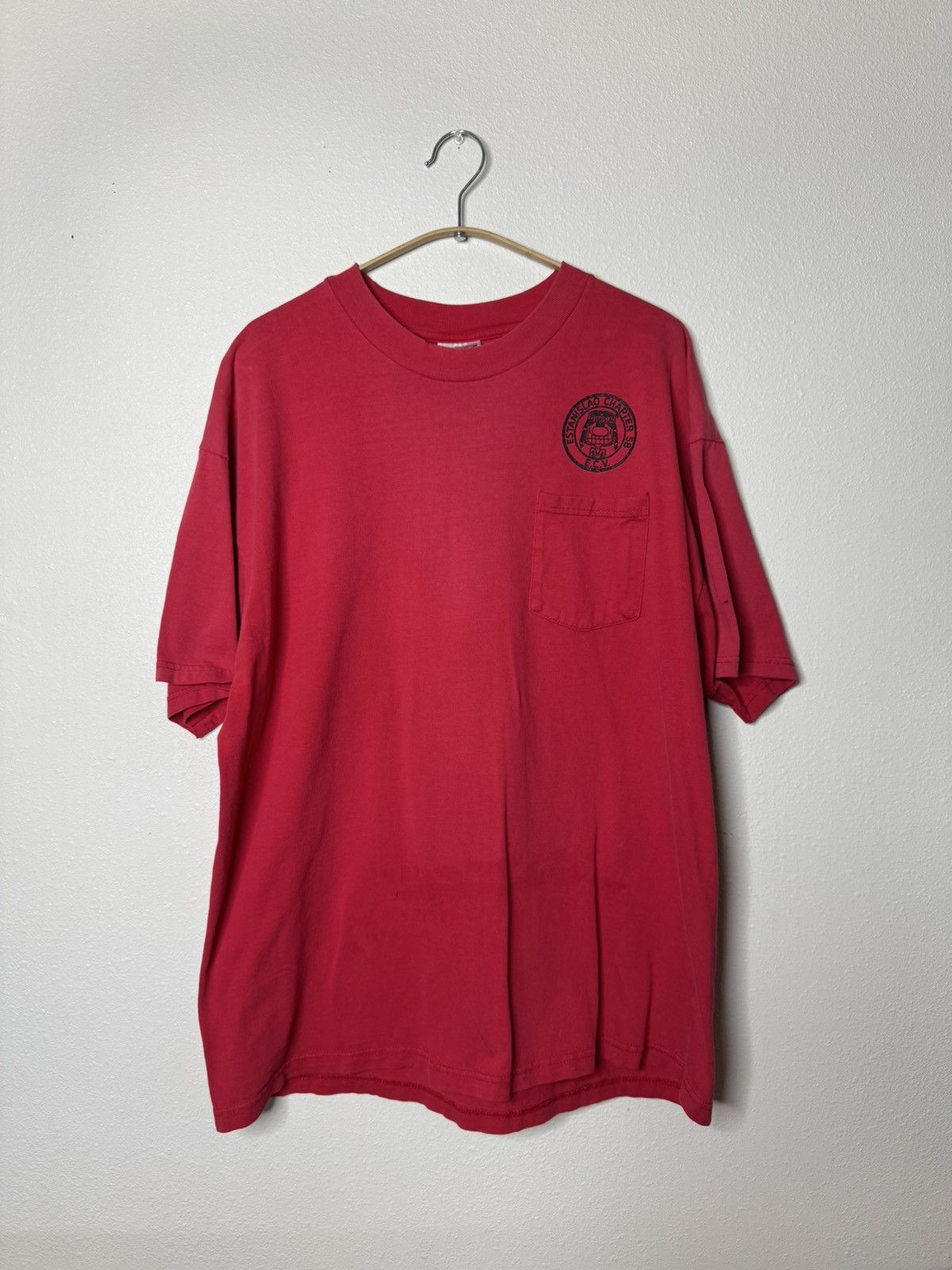 Vintage Vintage E Clampus Vitus 58 French Bar Spring Doins Red Shirt Size US XL / EU 56 / 4 - 3 Thumbnail