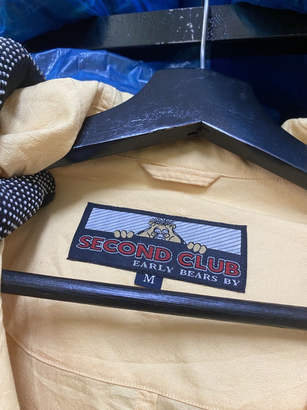 Vintage Vintage Second Club Early Bears Yellow Hooded Windbreaker Size US M / EU 48-50 / 2 - 6 Thumbnail