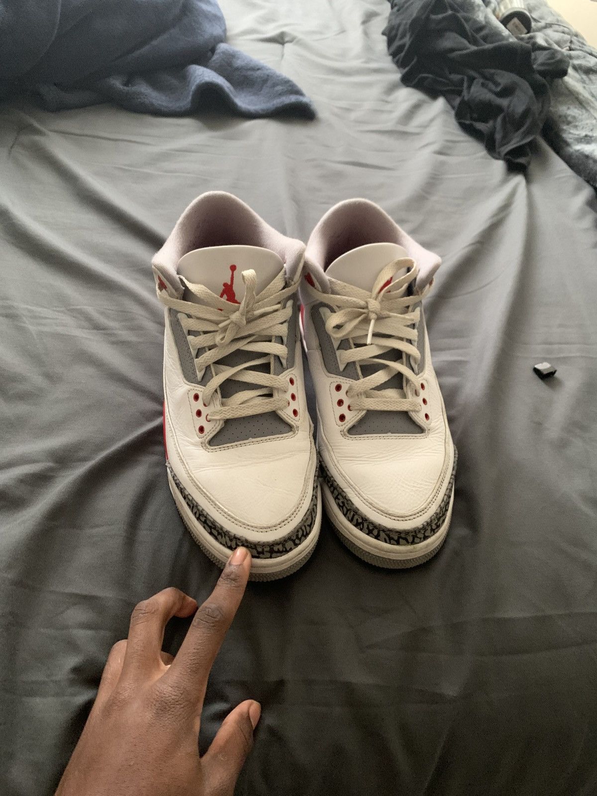 Jordan Brand Jordan 3 fire red Size US 8 / EU 41 - 5 Thumbnail