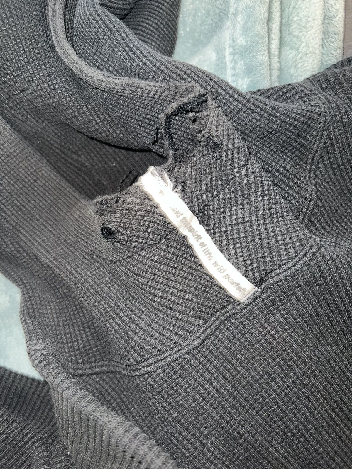 General Research Vintage General Research Thermal/Waffle Hoodie Size US XL / EU 56 / 4 - 2 Thumbnail