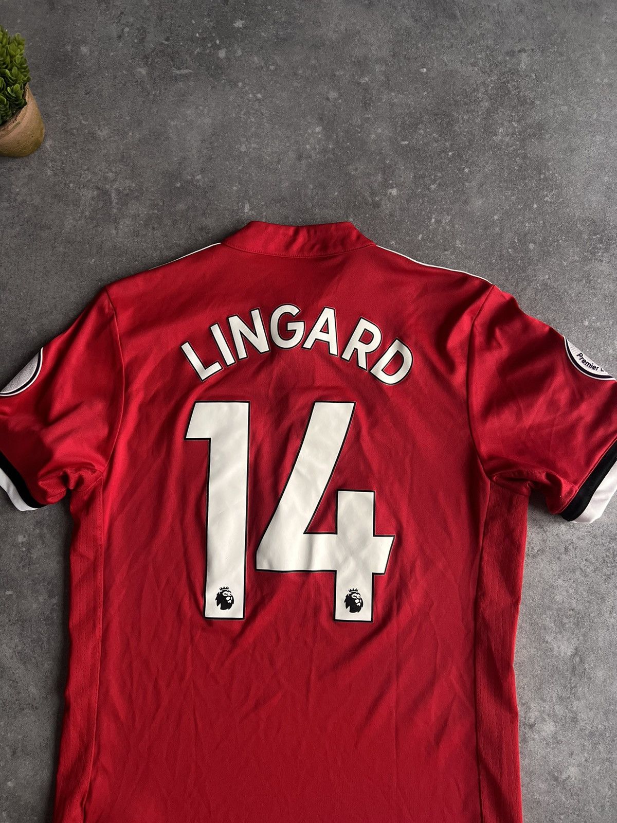 Adidas × Vintage Adidas Manchester United Lingard 14 Football Soccer FC y2k Size US S / EU 44-46 / 1 - 3 Thumbnail