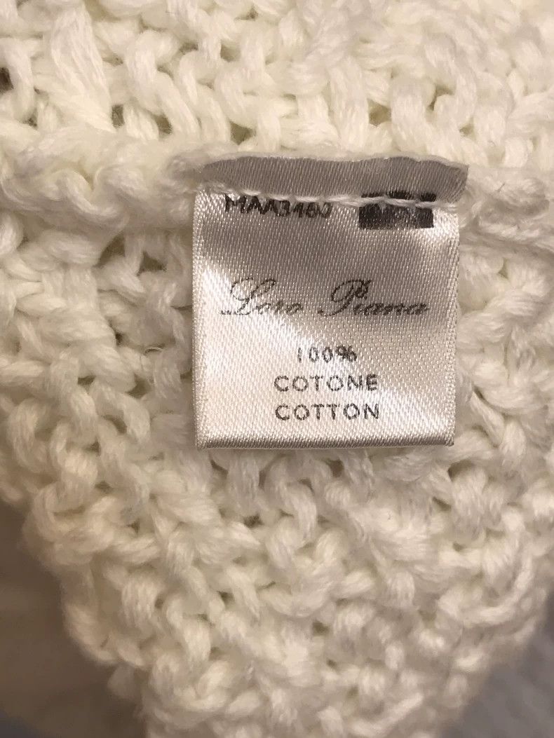 Other LORO PIANA Coarse yarn hook flower openwork thick cotton k Size M / US 6-8 / IT 42-44 - 7 Thumbnail
