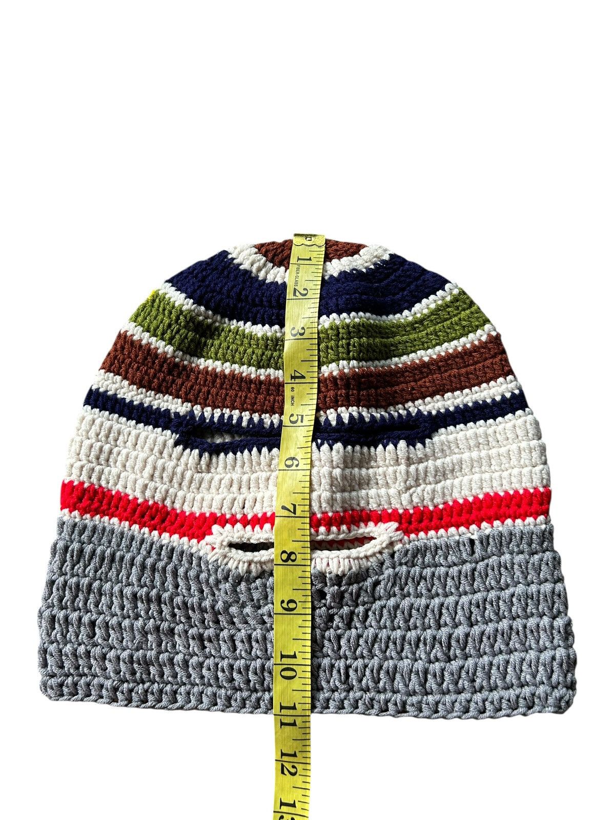 Japanese Brand × Kapital × Vintage Rare Crochet Knitted Handmade Balaclava Masked Size ONE SIZE - 7 Thumbnail
