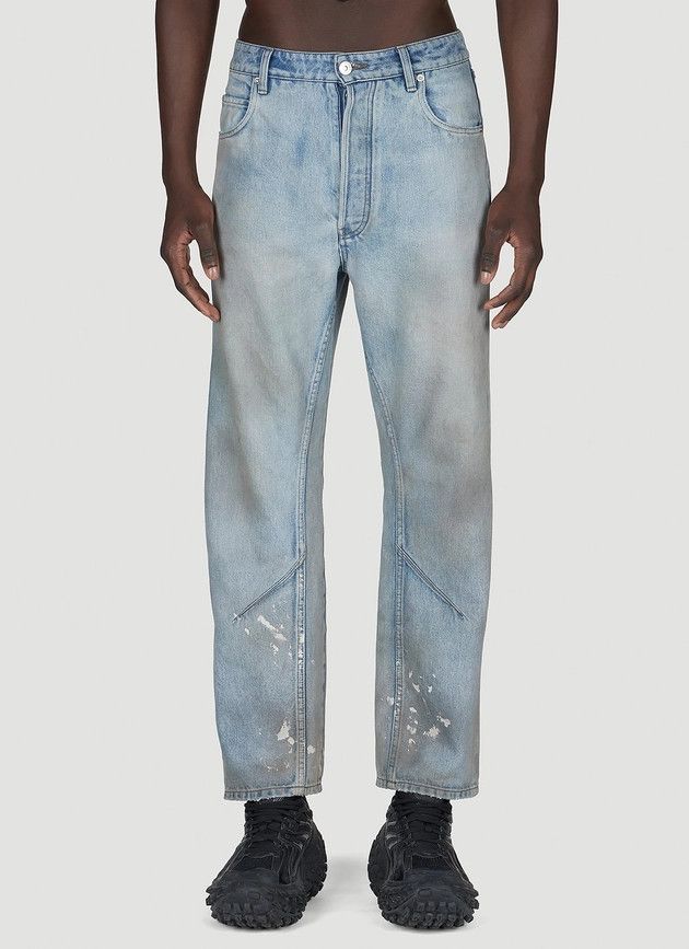 Balenciaga o1in1g0924 O Leg Pants in Blue Size US 32 / EU 48 - 1 Thumbnail