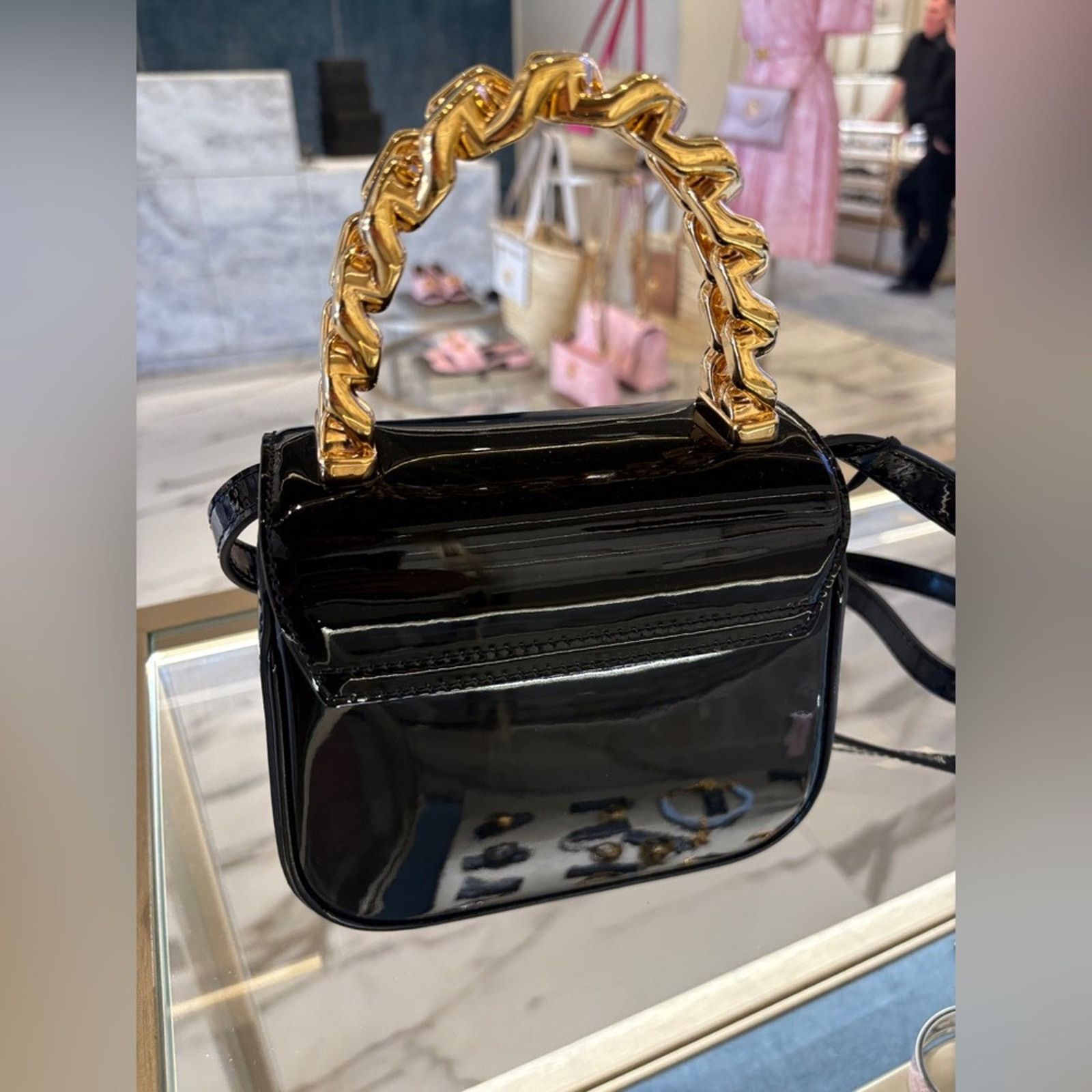 Versace Versace Black and Gold la Medusa Women's Bag Size ONE SIZE - 3 Thumbnail