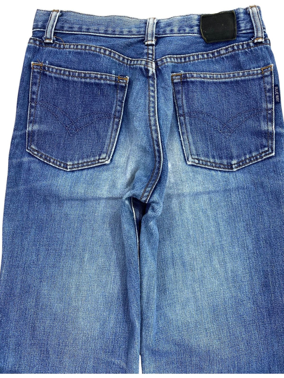 Japanese Brand Japanese Brand Blue Way Flare Style Jeans Size US 26 / EU 42 - 4 Thumbnail
