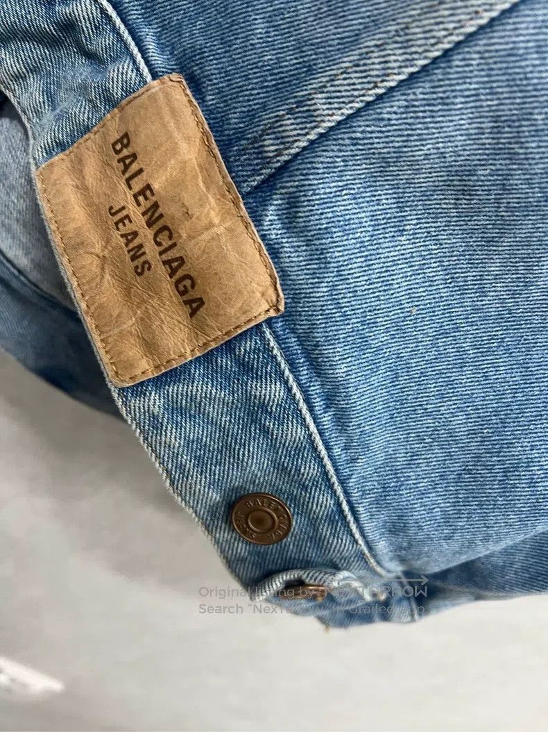 Balenciaga Balenciaga Multi-Zipper Denim Jacket Size US L / EU 52-54 / 3 - 5 Thumbnail
