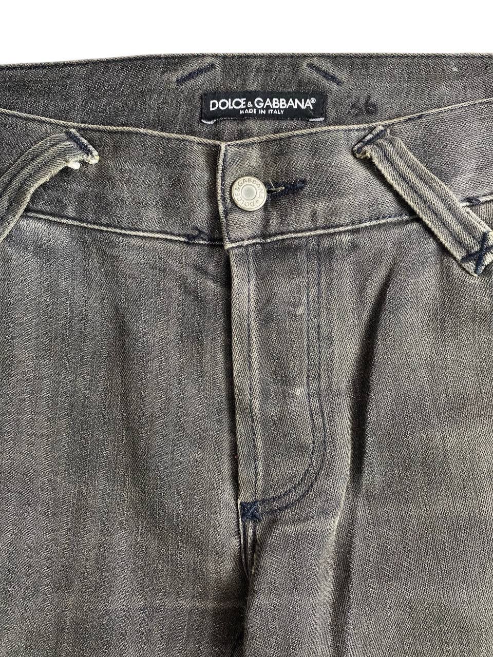 Dolce & Gabbana 2000’s Y2K Dolce Gabbana Dark Wash Regular Cut Denim Size US 35 - 8 Thumbnail