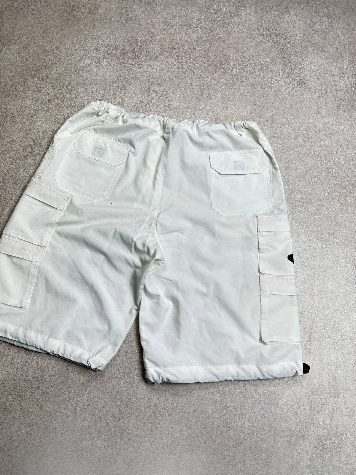 Vintage Vintage 90s Oakley Nylon Adjustable Shorts Jorts White M Size US 32 / EU 48 - 5 Thumbnail