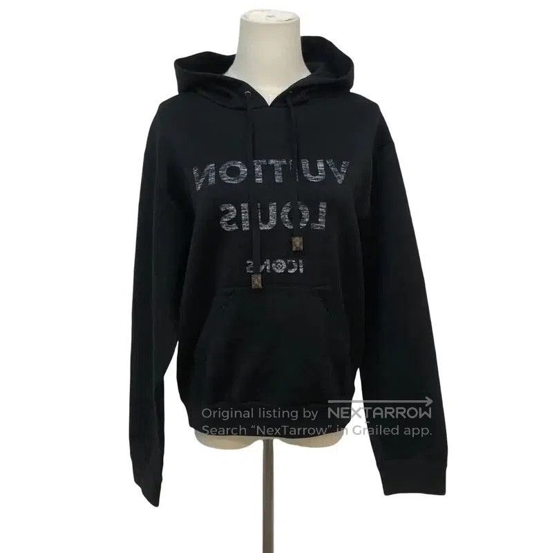Louis Vuitton Louis Vuitton Black Cotton Women's Hoodie . Size S / US 4 / IT 40 - 1 Thumbnail