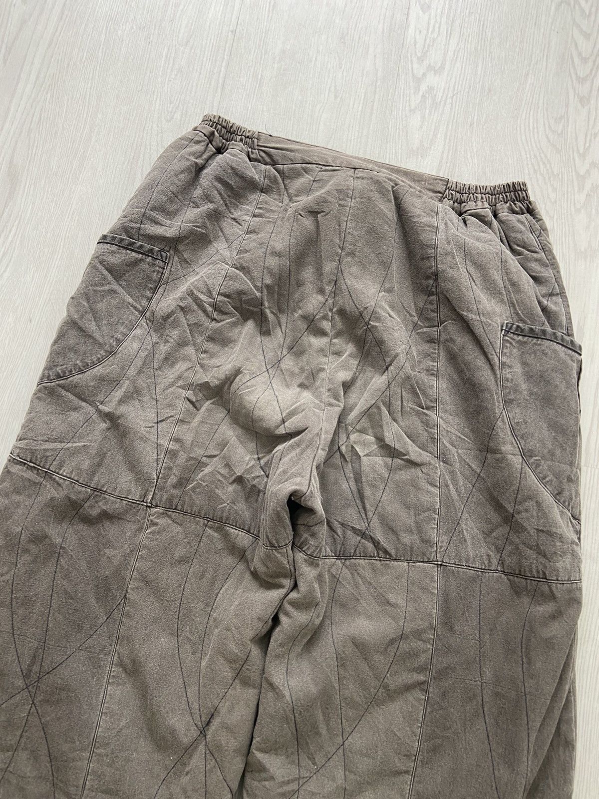 Japanese Brand × Vintage Vintage 1990’s Alien Military Wide Balloon Pants Size US 30 / EU 46 - 5 Thumbnail