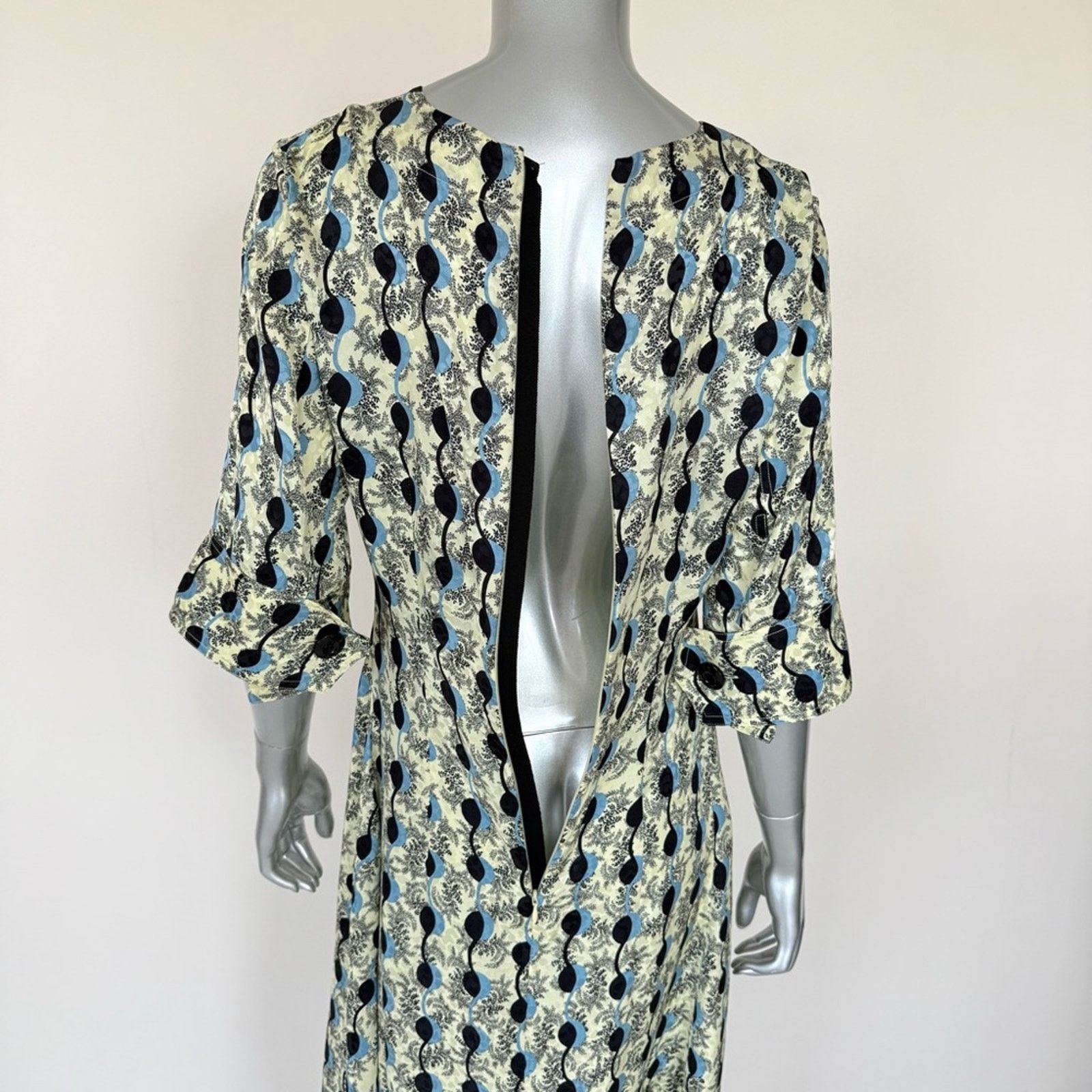 Marni MARNI women midi silk dress size 42 IT or 6 US Retail 650$ Size M / US 6-8 / IT 42-44 - 6 Thumbnail