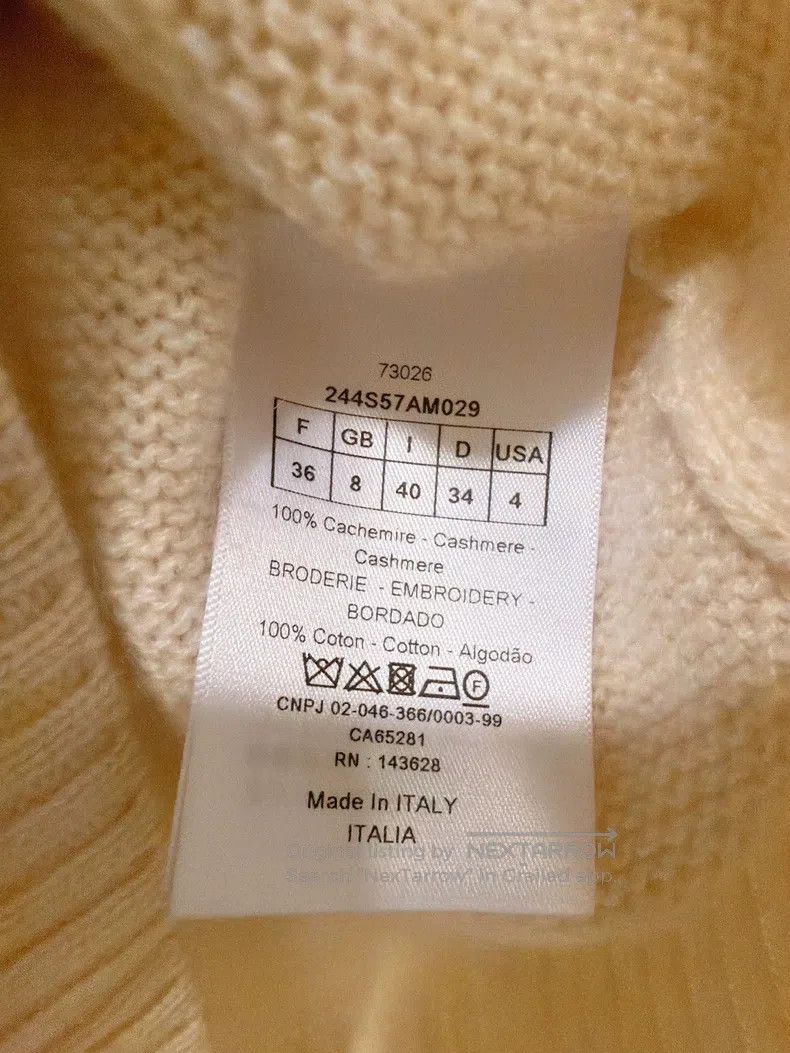Dior Dior Constellation Series Colourful Embroidered Cashmere S Size XS / US 0-2 / IT 36-38 - 9 Thumbnail
