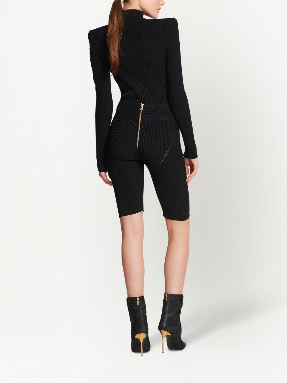 Balmain o1y0625 Short in Black Size 27" / US 4 / IT 40 - 4 Thumbnail