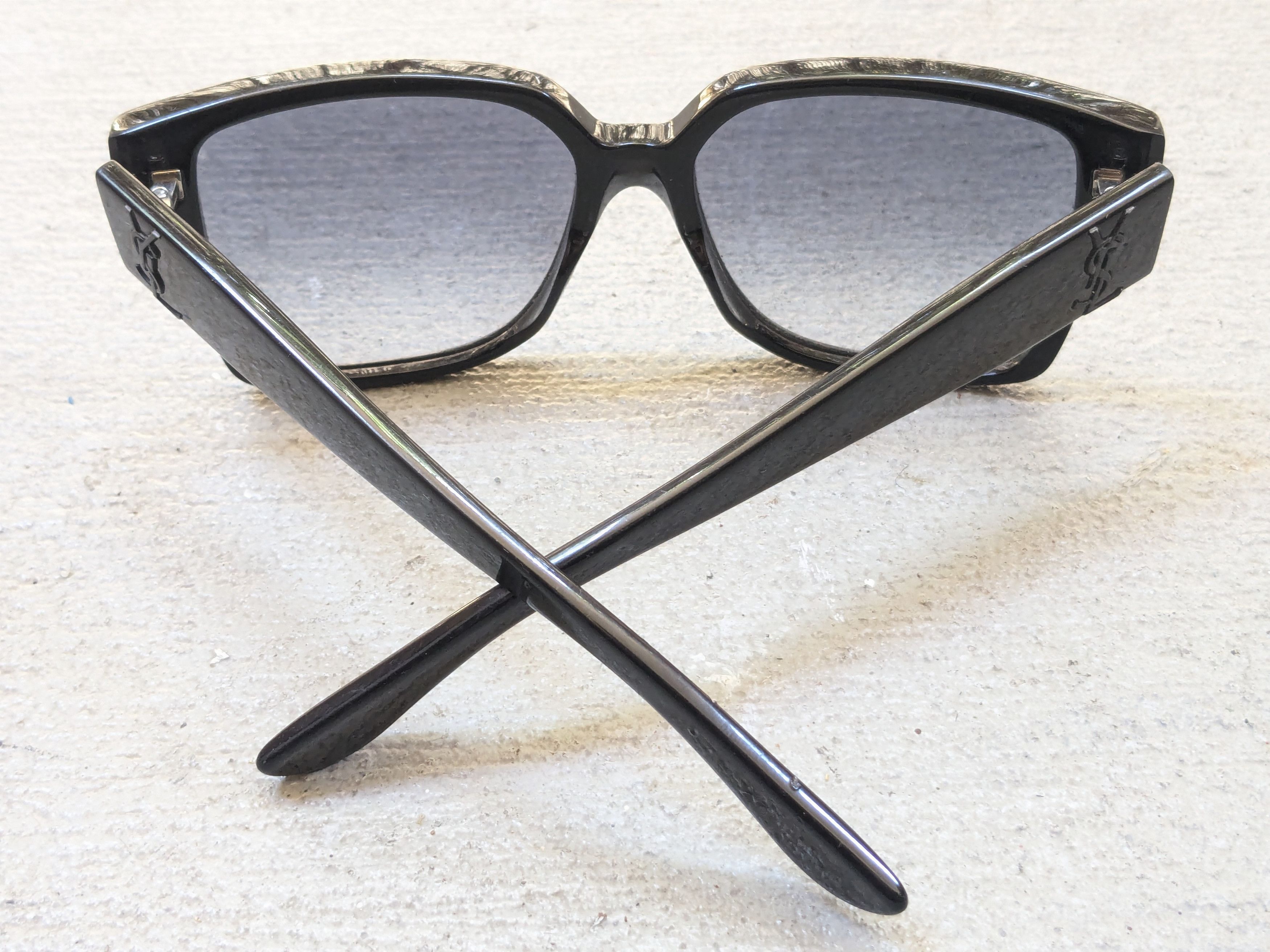 Saint Laurent Paris SAINT LAURENT Sunglasses SL M9N Black Square Blue Size ONE SIZE - 14 Thumbnail