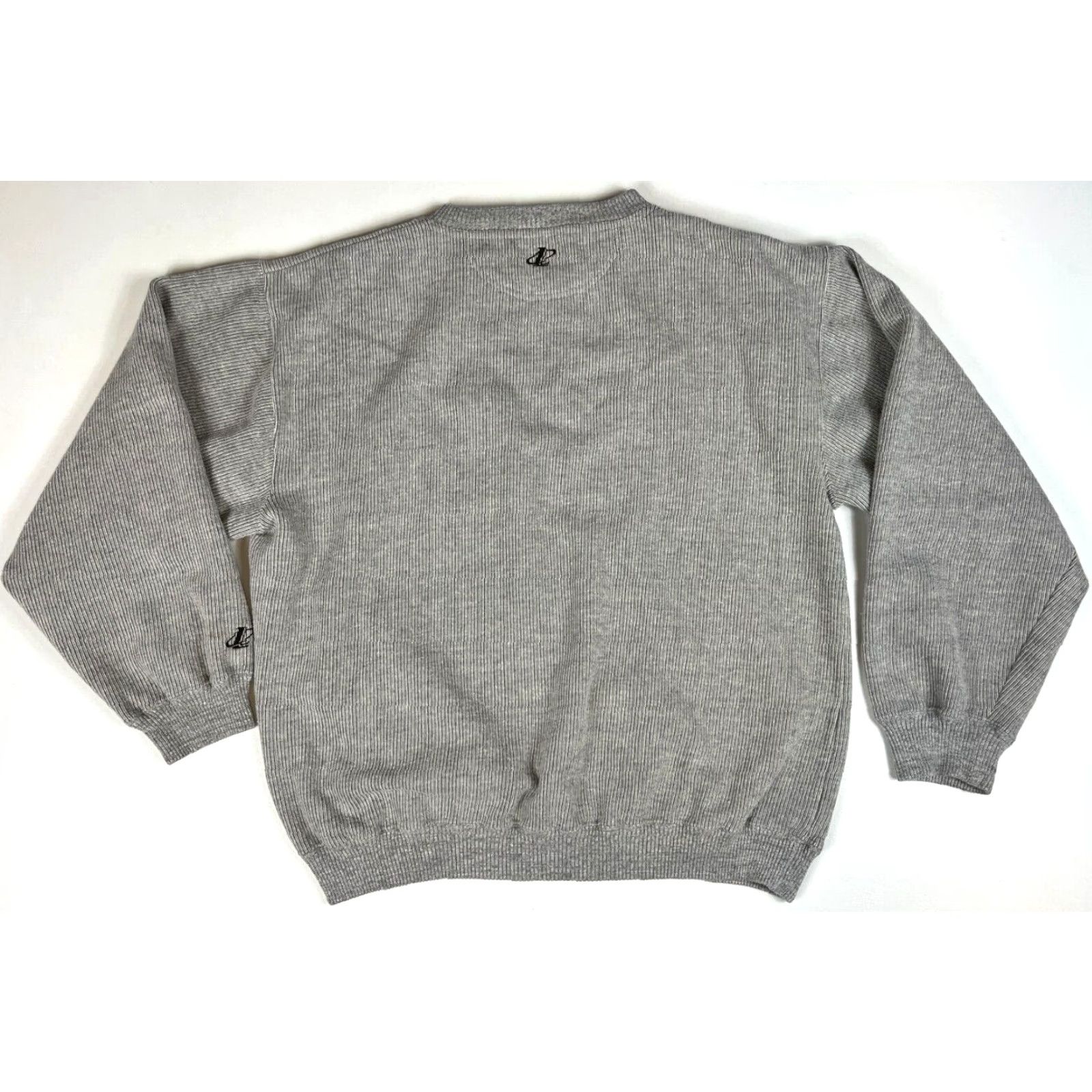 Logo Athletic Logo Athletic Men’s Chicago Bulls Sweatshirt Crewneck 2XL Gray Embroidered NBA Vintage 90s Sports Mens Size US XXL / EU 58 / 5 - 3 Thumbnail