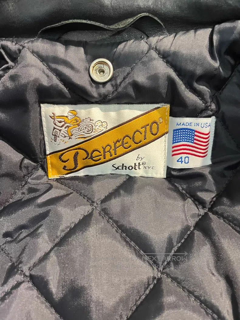 Schott Schott Nude cowhide diagonal zip jacket Size US L / EU 52-54 / 3 - 4 Thumbnail