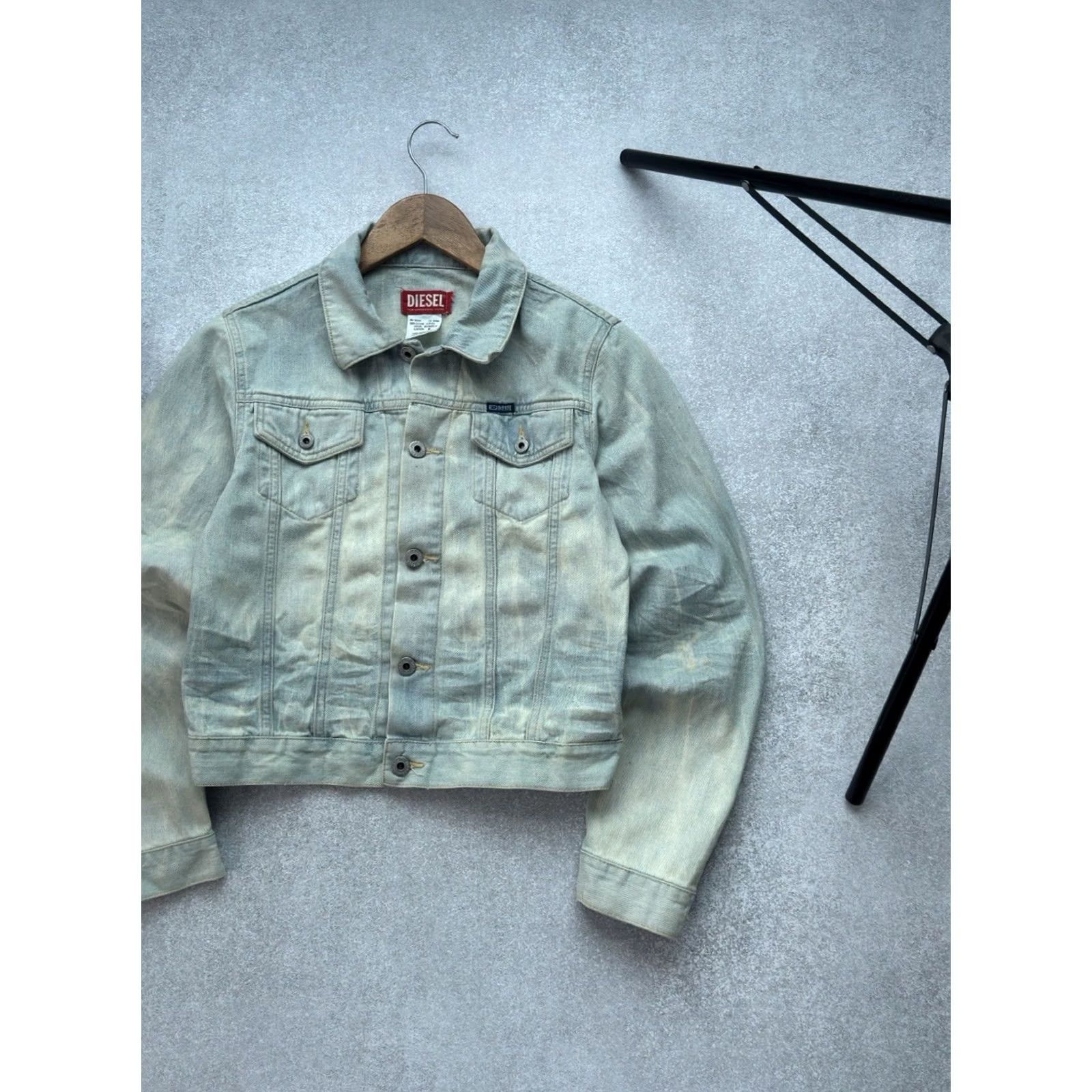 Diesel VINTAGE Diesel Denim Jacket WOMAN XS Y2K Button Up Avant Garde 90s Retro Bons Bomber Size S / US 4 / IT 40 - 3 Thumbnail