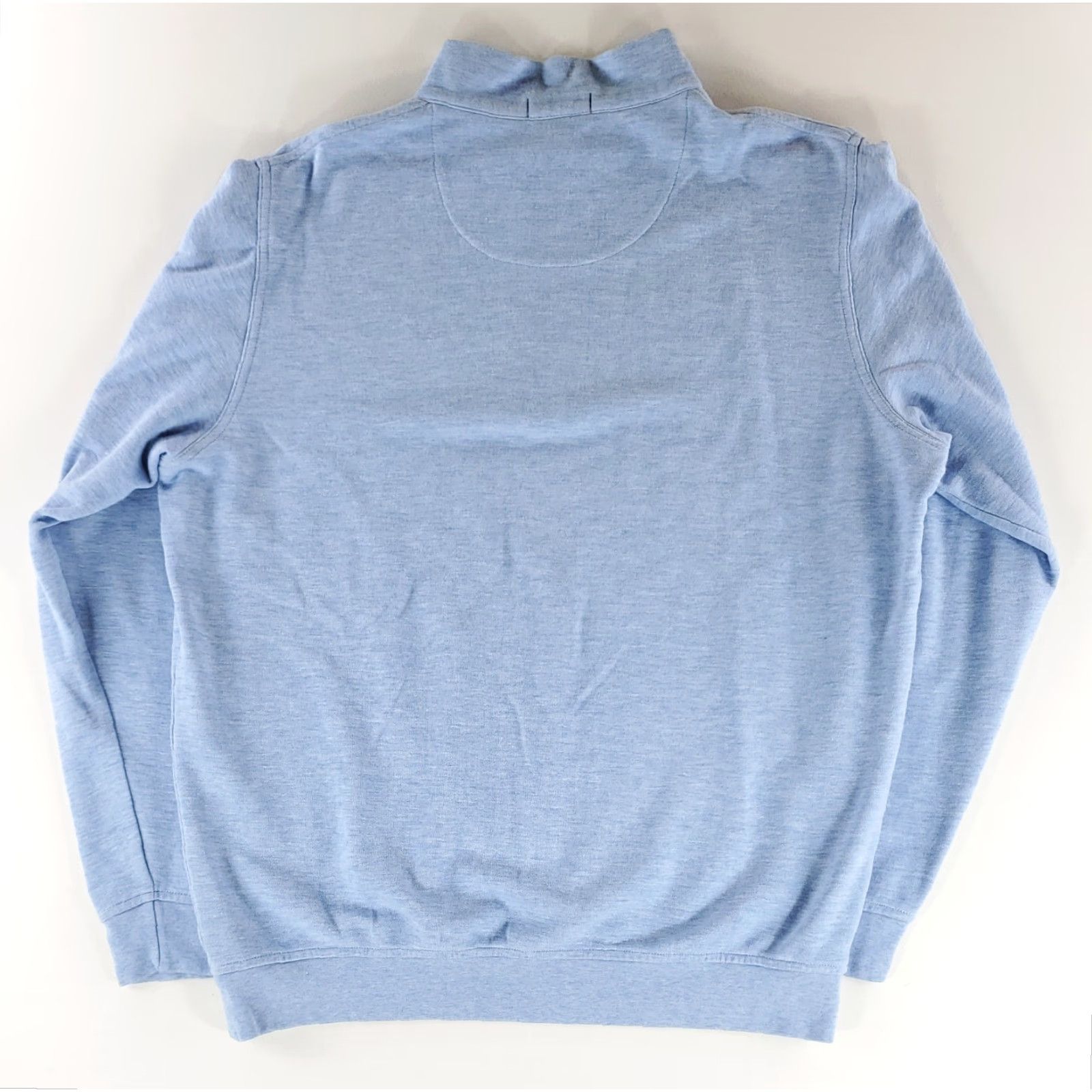 Peter Millar Peter Millar Crown Comfort Pullover 1/4 Zip Long Sleeve Light Blue Mens L Size US L / EU 52-54 / 3 - 4 Thumbnail