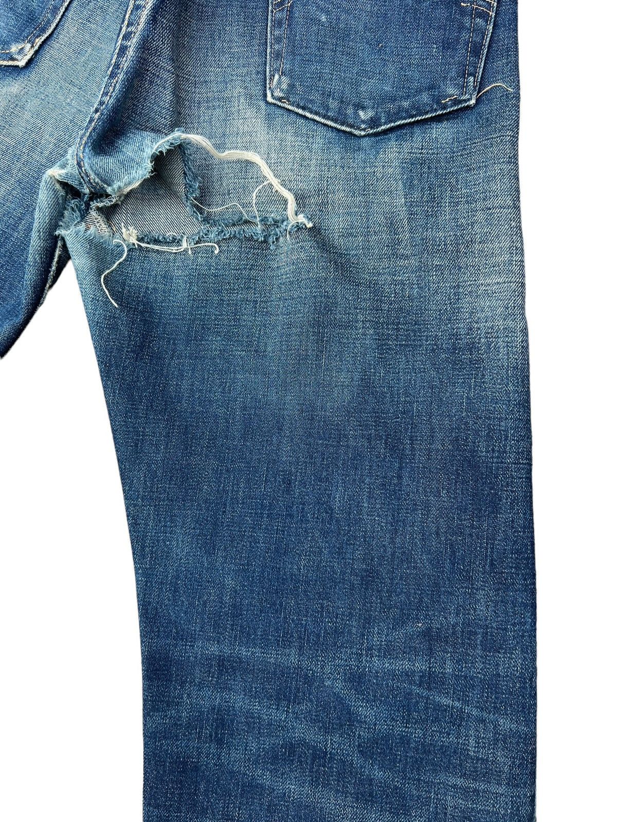 Levi's VTG 2002 Levi’s 501 XX LVC 1937 Ripped Denim Selvedge Jeans Size US 30 / EU 46 - 18 Thumbnail
