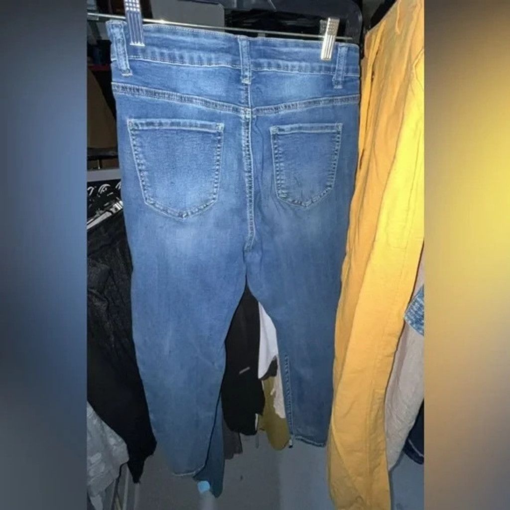 Other d jeans womens distressed and stained blue jeans Size 38" / US 16 / IT 52 - 3 Thumbnail