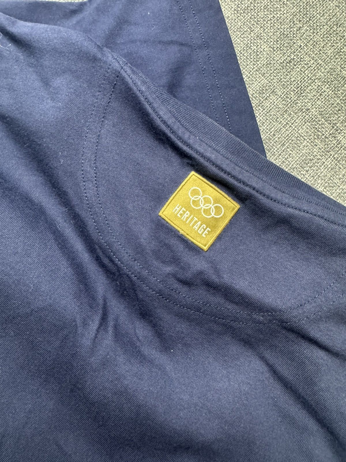 Lacoste Vintage Lacoste Heritage Big Logo navy T-Shirt olympic game Size US S / EU 44-46 / 1 - 11 Thumbnail