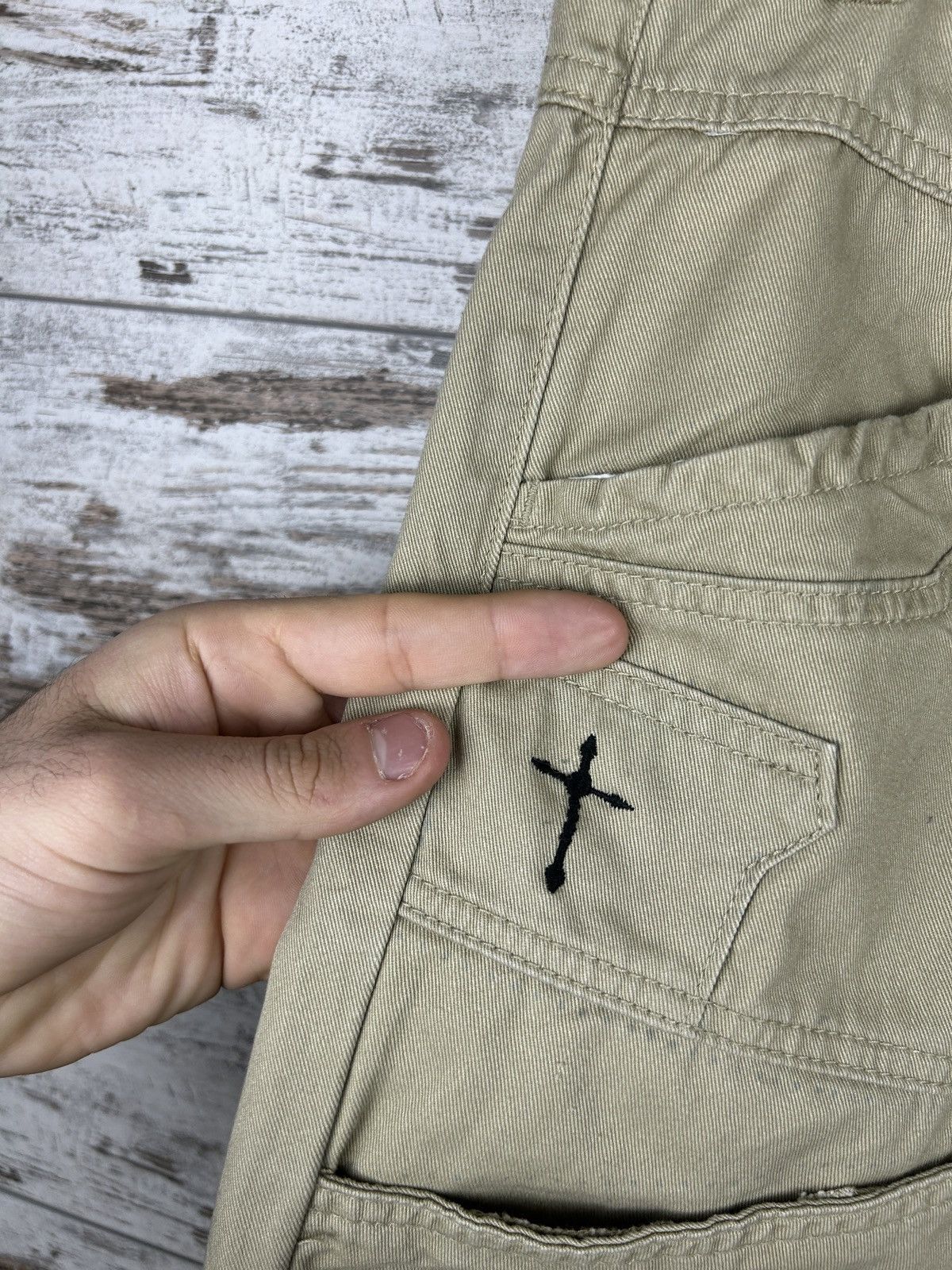 New Rock × Rock Revival × Vintage ‼️VINTAGE ROCK REVIVAL ARCHIVAL LOGO CROSS USA DESIGN JEANS‼️ Size US 36 / EU 52 - 7 Thumbnail