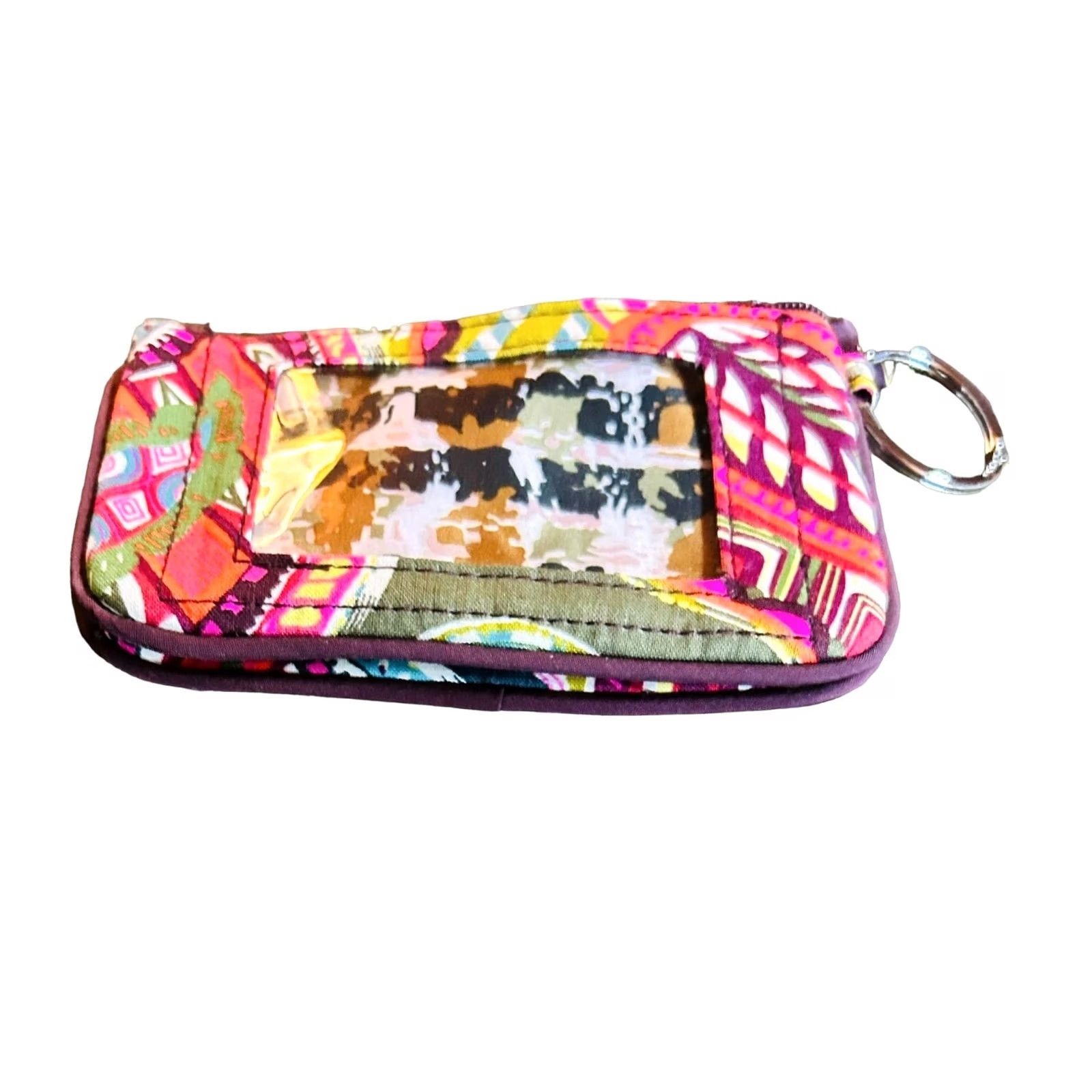 Vera Bradley Vera Bradley Zip ID Case W/ Change Pouch Resort Medallion Wallet Womens Shirt Size ONE SIZE - 4 Thumbnail