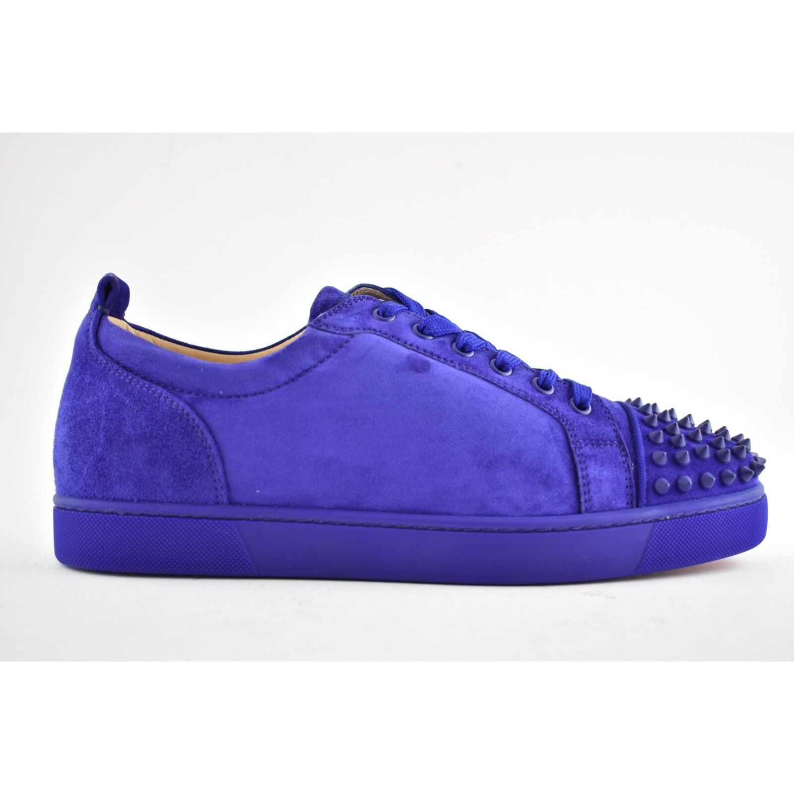 Christian Louboutin Christian Louboutin Louis Junior Spikes Flat Nomade Blue Size US 11 / EU 44 - 2 Thumbnail