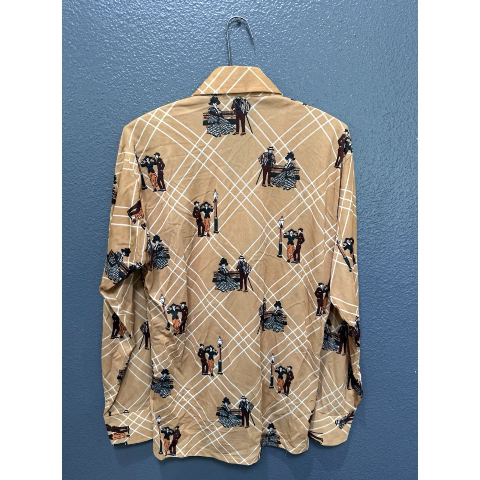 Vintage VINTAGE Atkinson Button-Up Shirt Brown 70s Long Sleeve Polyester M Mens Size US M / EU 48-50 / 2 - 5 Thumbnail