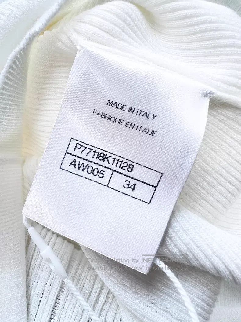 Chanel Chanel Ruffle pleated lantern sleeve knitting Size XXS / US 00 / IT 34 - 6 Thumbnail