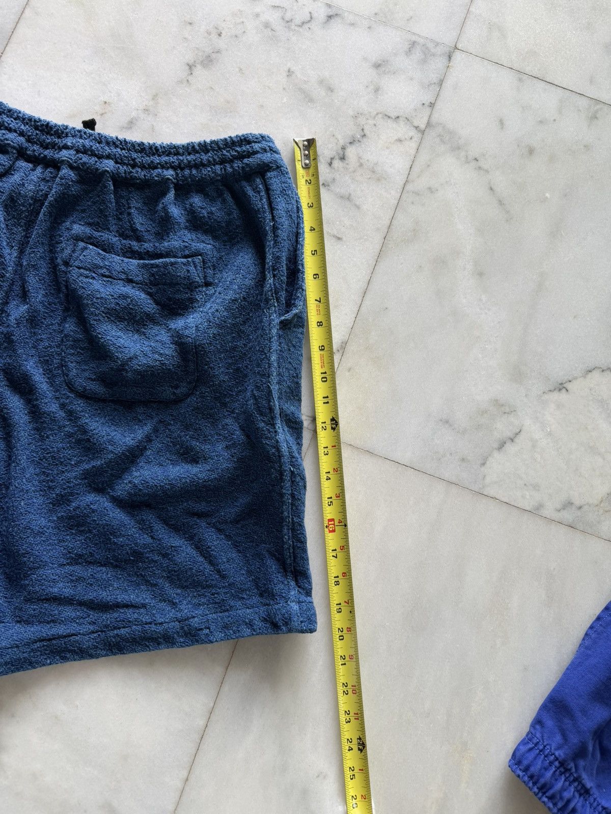 3sixteen 3sixteen - Drawstring Short Blue Overdye Jacquard XXL Rare Size US 36 / EU 52 - 6 Thumbnail