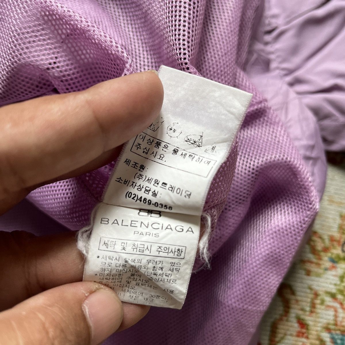 Balenciaga Vintage Balenciaga lilac jacket Size L / US 10 / IT 46 - 10 Thumbnail