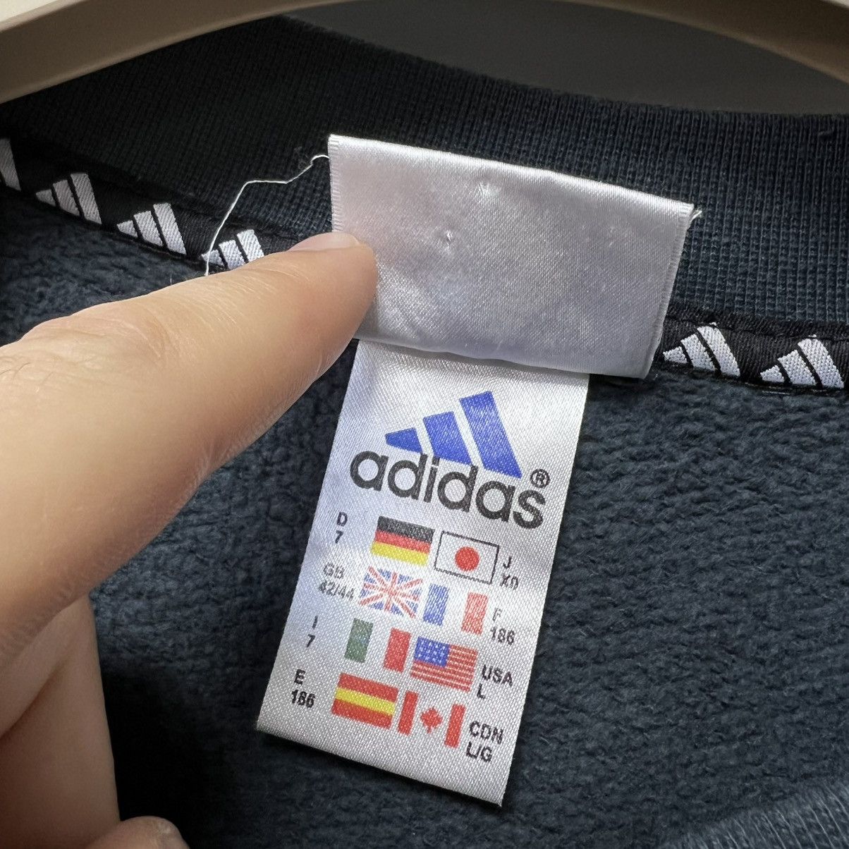 Adidas × Vintage Vintage 00’s Adidas Sweatshirt big logo y2k Size US L / EU 52-54 / 3 - 9 Thumbnail