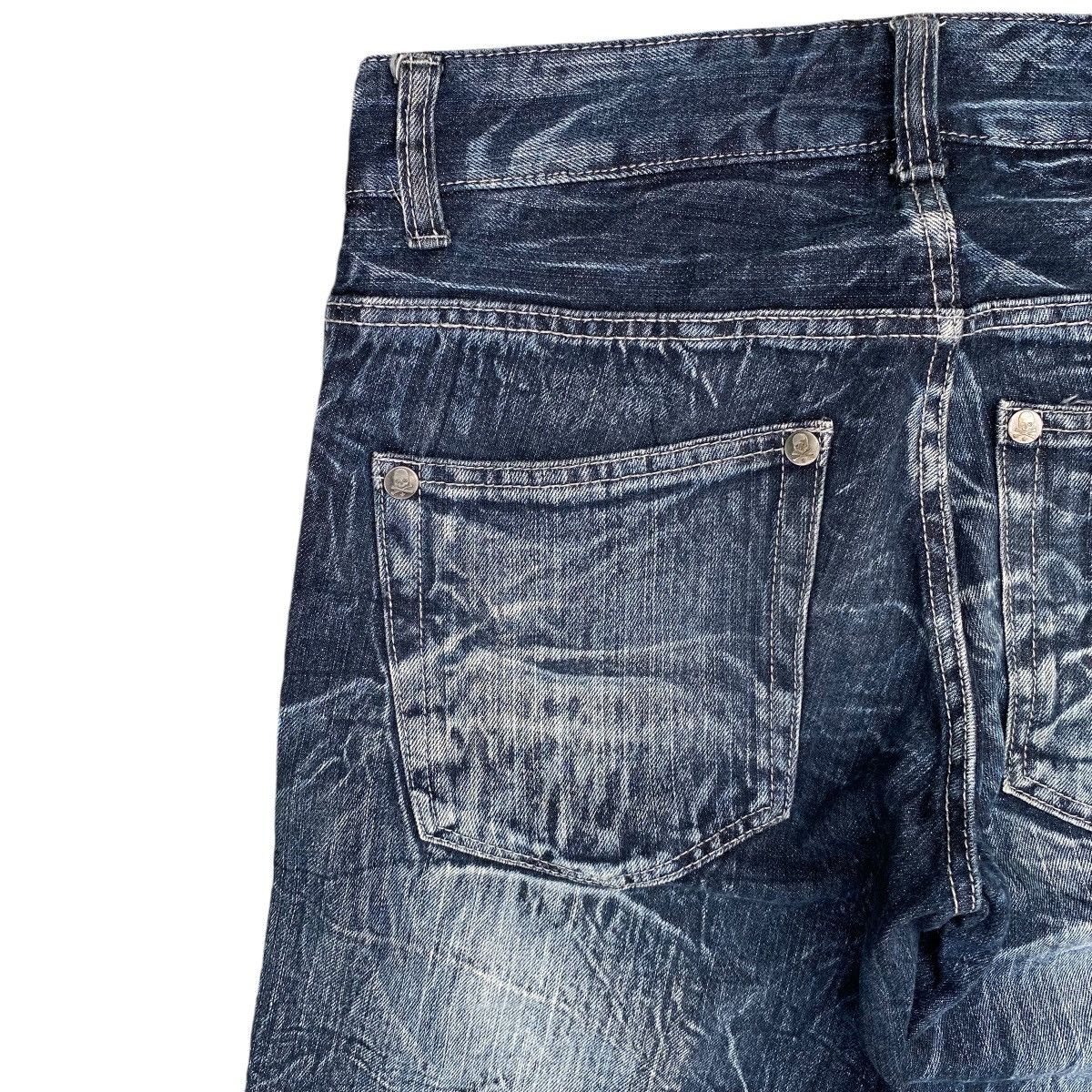 Japanese Brand Wild Life Japan Spellout Flare Jeans Hysteric Style Size US 31 - 11 Thumbnail