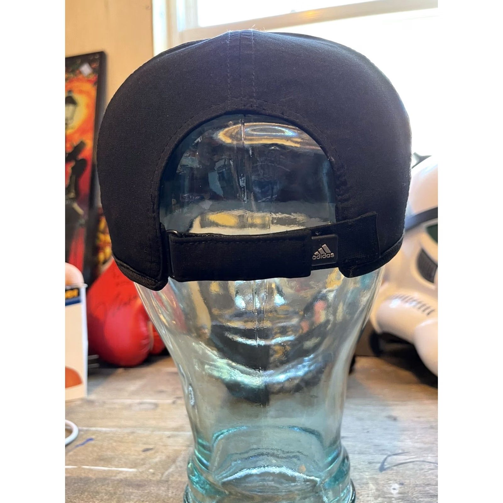 Adidas Adidas Cap Hat Mens Adjustable Black Running Adizero ClimateCool Strap Back Size ONE SIZE - 7 Thumbnail