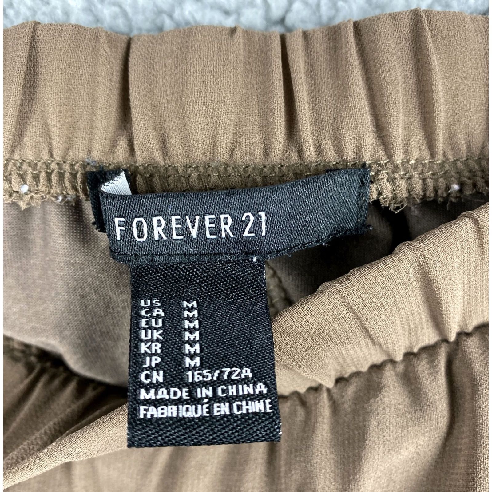 Forever 21 Forever 21 Skirt Women’s M Beige polyester rayon spandex / 31-18 Long Spring Womens Size 32" / US 10 / IT 46 - 5 Thumbnail