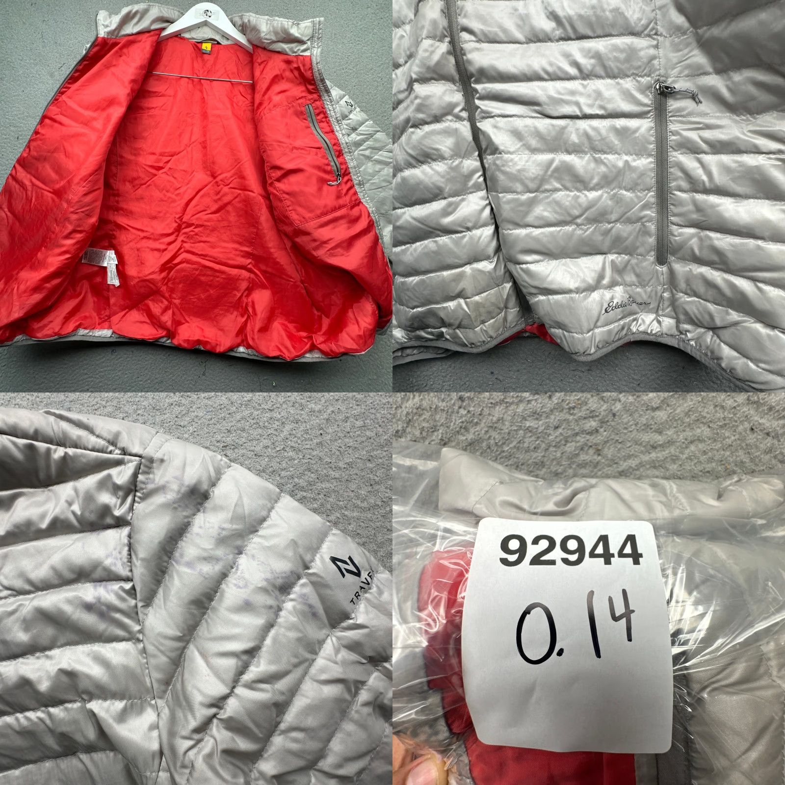 Eddie Bauer VINTAGE Eddie Bauer EB 700 Goose Down Travex Puffer Jacket Women 2XL Gray Stains Quilted Full Zip Womens Size XXL / US 16-18 / IT 52-54 - 9 Thumbnail