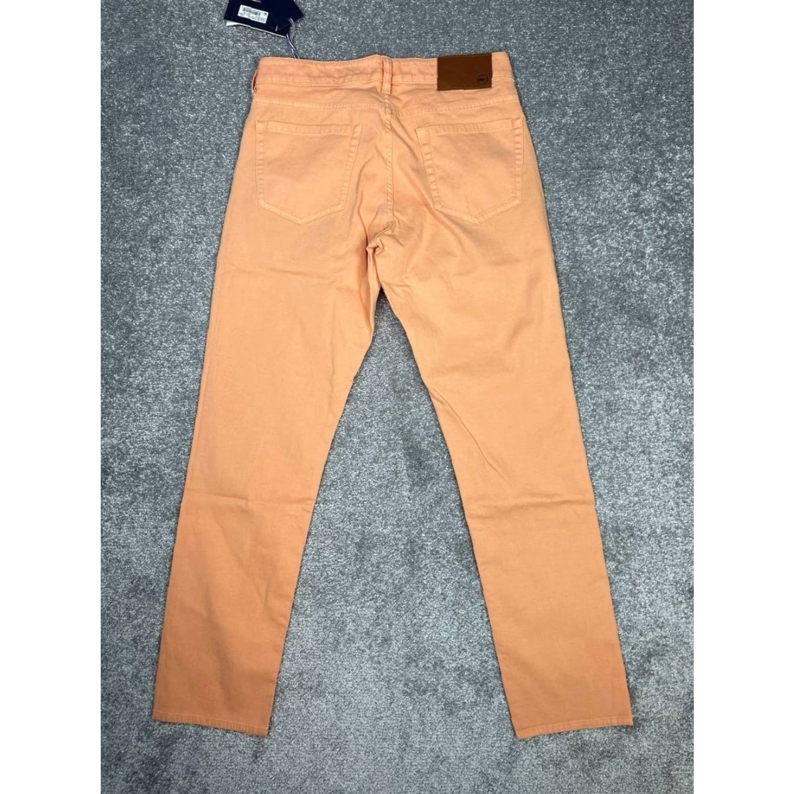 Vineyard Vines Vineyard Vines Broken Twill 5 Pocket Pants Men 31 Orange Cotton Stretch Straight Size US 31 - 2 Thumbnail