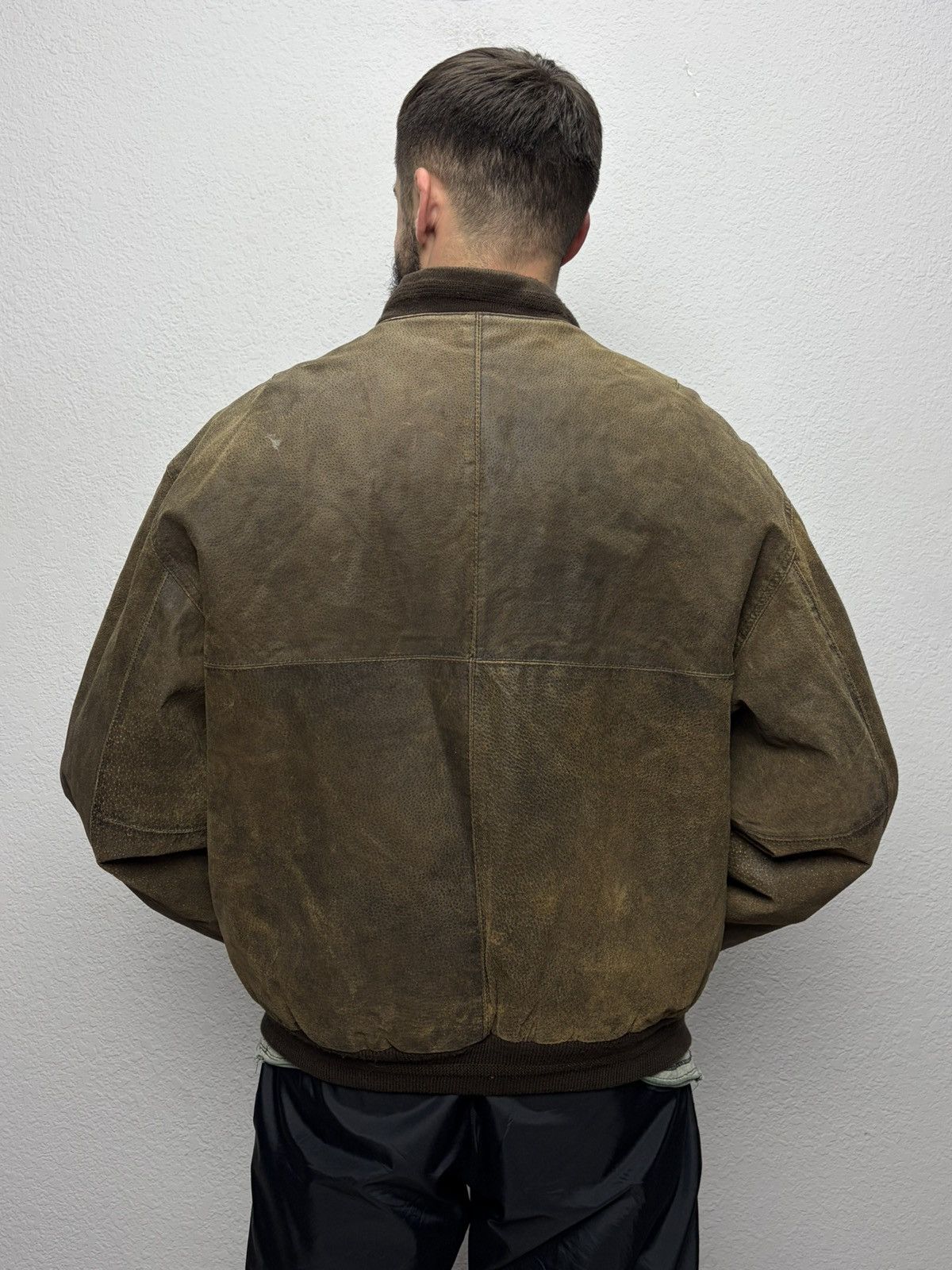 Hedi Slimane VTG Balenciaga Vibe Unicorn Air Mail Leather Fur Jacket 90s Size US M / EU 48-50 / 2 - 6 Thumbnail