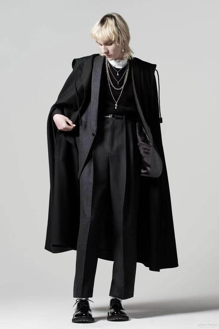 Celine CELINE BY HEDI SLIMANE 21AW RUNWAY ITEM HOODED CLOAK Size US S / EU 44-46 / 1 - 2 Thumbnail