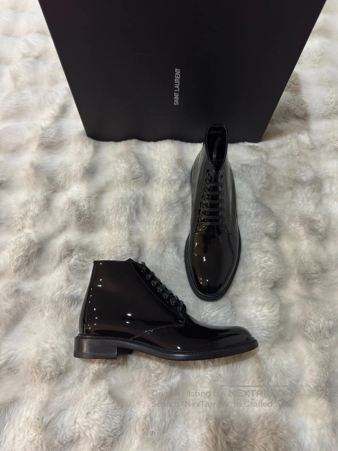 Saint Laurent Paris Saint Laurent Paris Men's Laced Boots| Size US 8 / EU 41 - 1 Thumbnail
