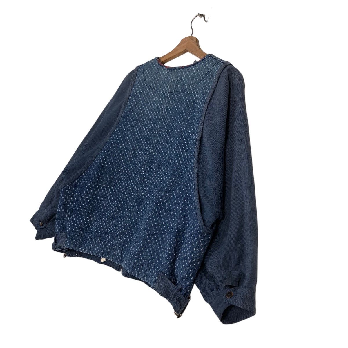 Japanese Brand 🔥Vintage Indigo Blur Blue Denim Jacket Button Japan Made Size US M / EU 48-50 / 2 - 10 Thumbnail